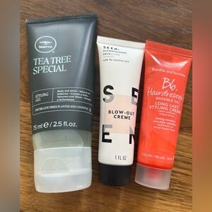 Brand new 3 pieces luxury hair styling products travel set